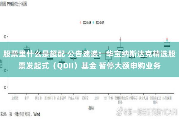 股票里什么是超配 公告速递：华宝纳斯达克精选股票发起式（QDII）基金 暂停大额申购业务