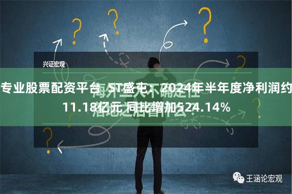 专业股票配资平台  ST盛屯：2024年半年度净利润约11.18亿元 同比增加524.14%